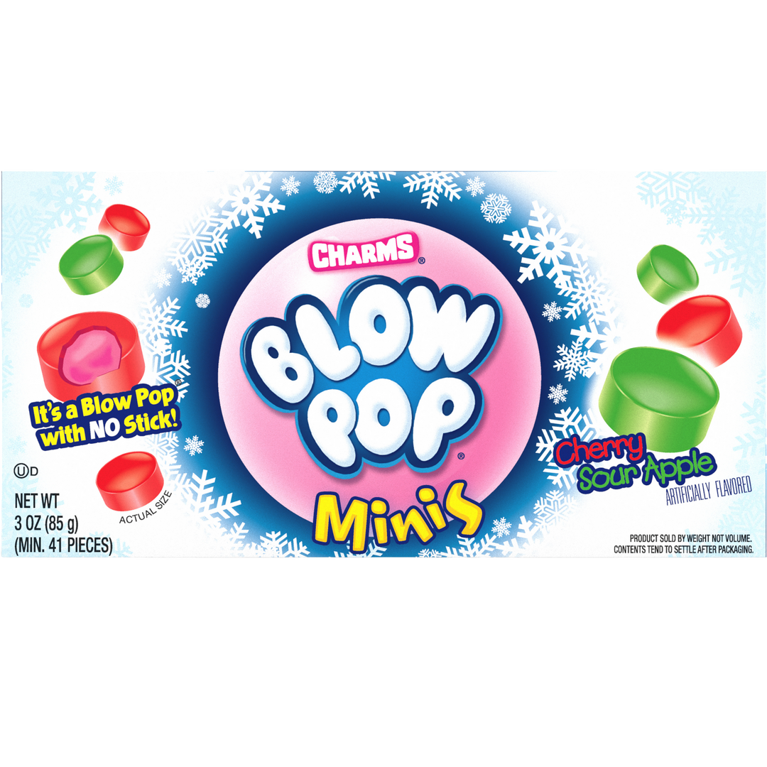 Blow Pop Minis Assorted Christmas Theater Box (12 ct. / 3 oz. each Box)