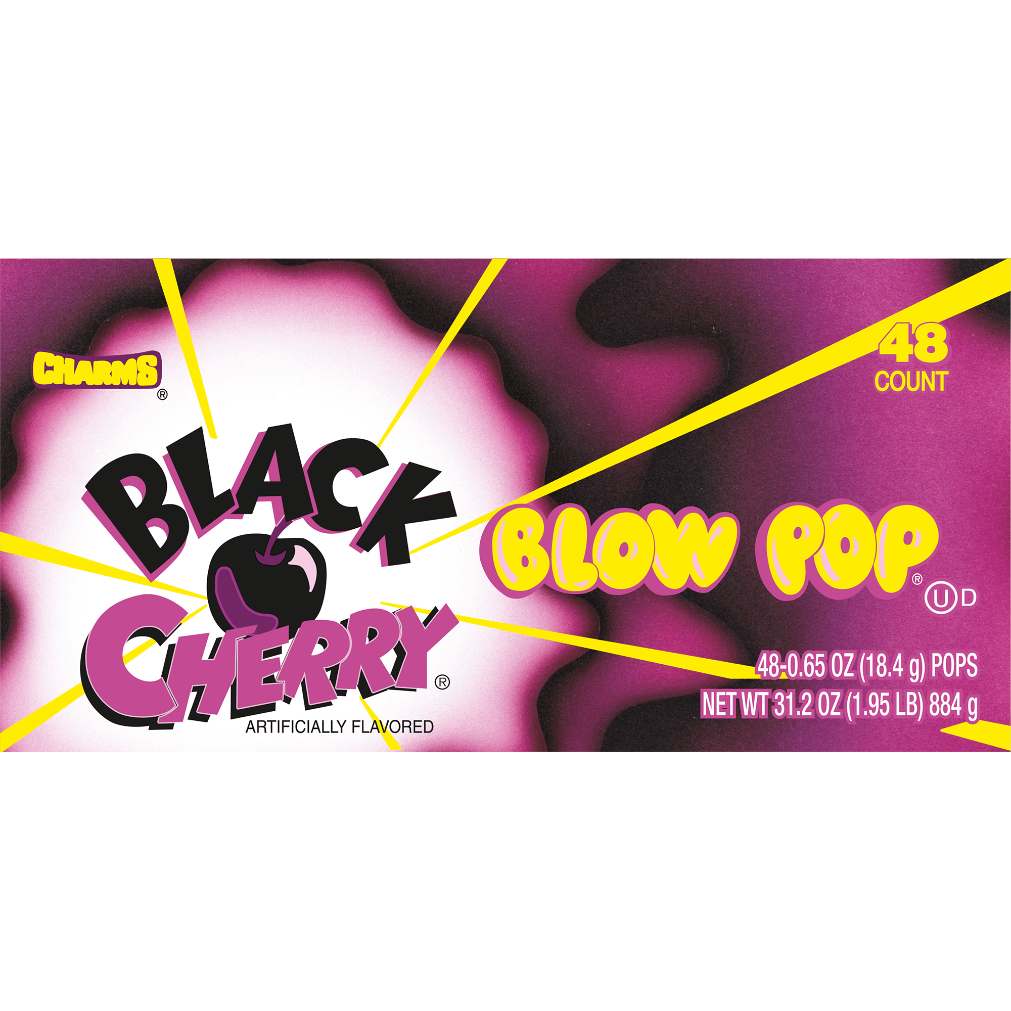 Charms Blow Pop Black Cherry (15.2 oz. / 48 ct. Box) – Tootsie Roll