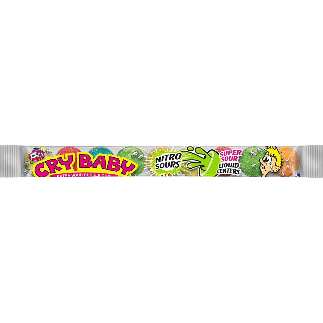 Cry Baby Nitro Assorted Sours (2.32 oz. / 9 ct. Tube)