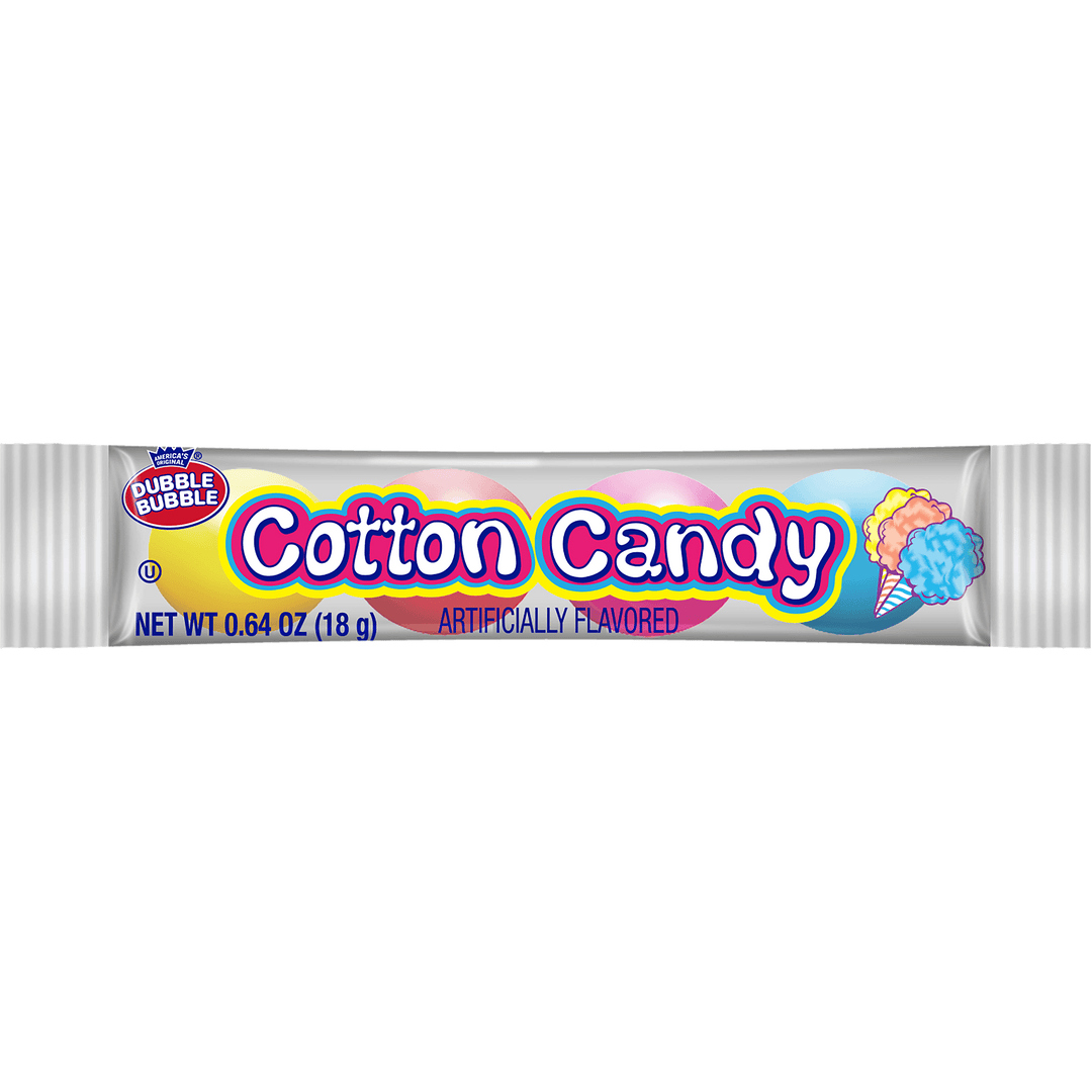 Dubble Bubble Assorted Cotton Candy Gum (4 ct. Tube)