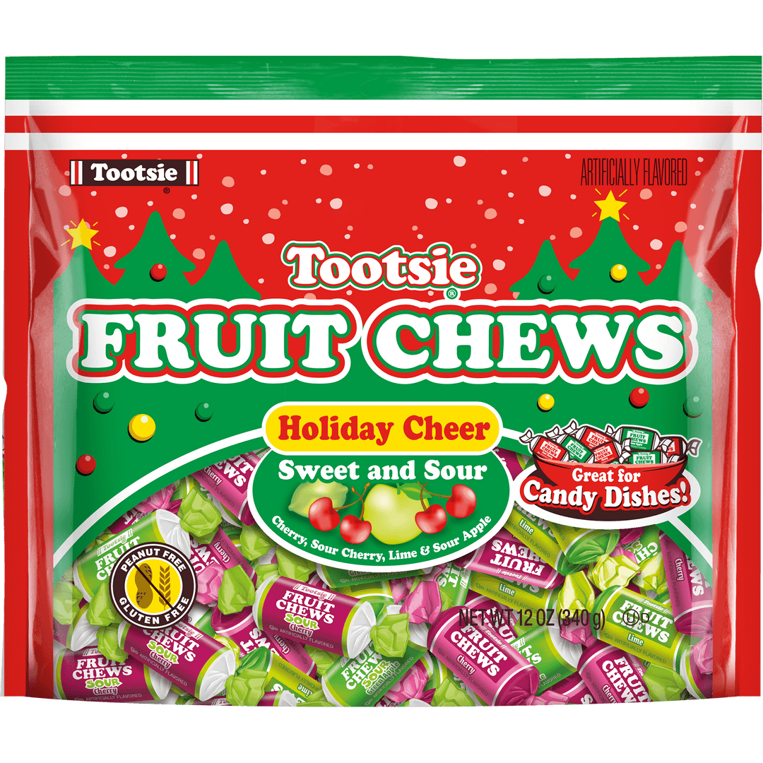 Tootsie Fruit Chews Assorted Holiday Cheer (12 oz. Bag)