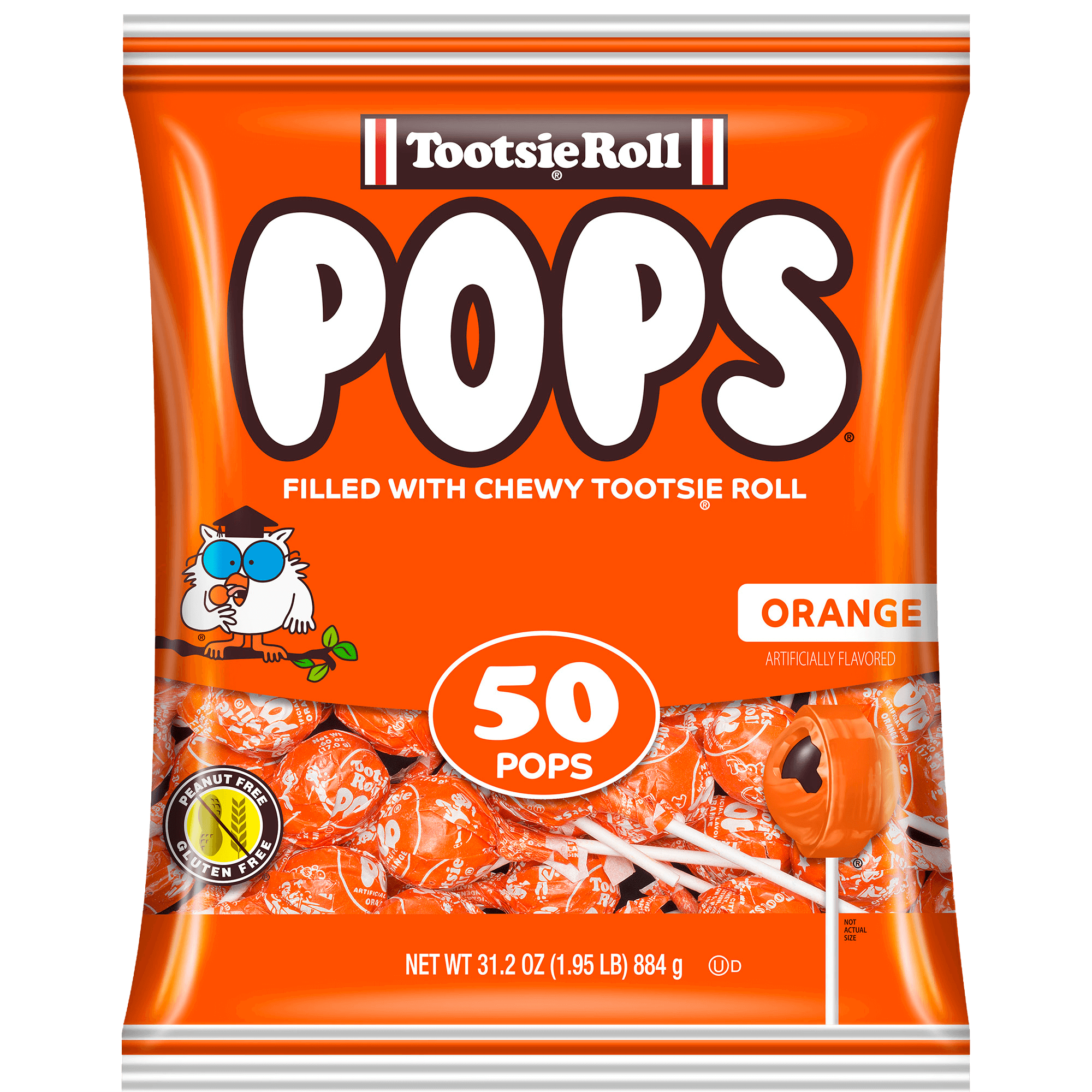 Tootsie Pops Orange Flavor, 50 ct. Bag – Tootsie Roll