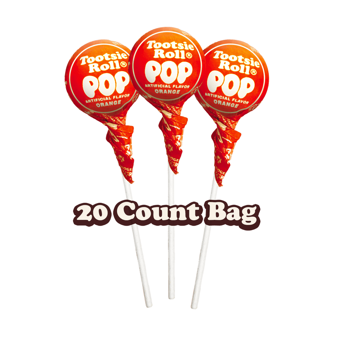 Tootsie Pops Orange Flavor (12 oz. / 20 ct.  Bag)