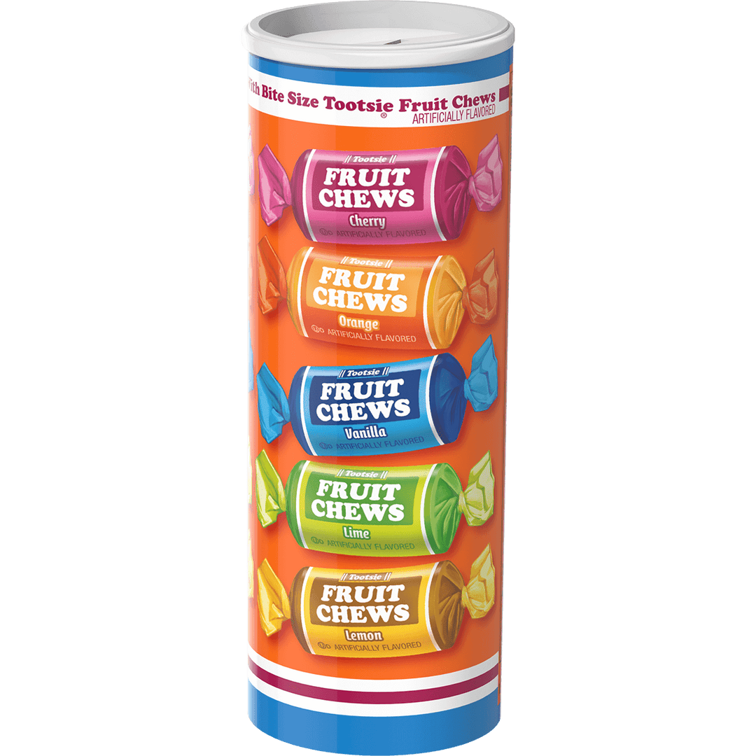 Tootsie Fruit Chews Assorted Flavors (5.7 oz. Bank)