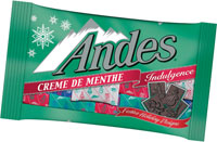 Image of Andes Crème de Menthe Indulgence Holiday Foils (9.5 oz. Bag) Package