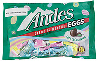 Image of Andes Crème de Menthe Filled Easter Eggs 7.79 oz Bag Package