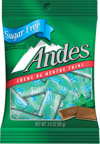 Image of Andes Sugar Free Crème de Menthe Package