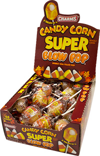 Image of Charms Candy Corn Super Blow Pop Package