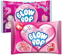Image of Charms Valentine Blow Pops (5.2 oz. Bag) Package