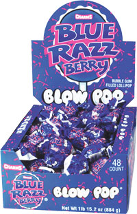 Image of Charms Blow Pop Blue Razz Berry Package