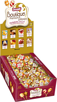 Image of Charms Boutique Premium Pops (48 ct. Box) Package
