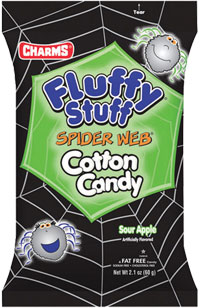 Image of Fluffy Stuff Spider Web Cotton Candy Package