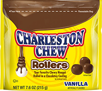 Image of Charleston Chew Vanilla Rollers  (7.6 oz. Bag) Package