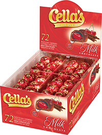 Image of Cella's Milk Chocolate Individually Wrapped (72 ct. Box) Package