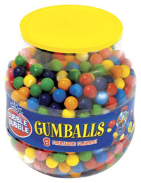 Image of Dubble Bubble Gumballs (Refill Jar) Package