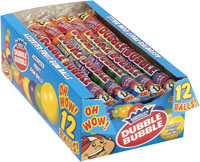 Image of Dubble Bubble Assorted (12-Ball Tube) Package