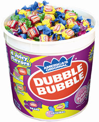 Image of Dubble Bubble Assorted Twist (300 ct. Tub) Package