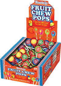 Image of Fruit Chew Pops (48 ct. Box) Package