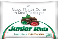 Image of Christmas Junior Mints 10 oz. Snack Bag Package