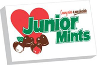 Image of Junior Mints Valentine Hearts (3.5 oz. Box) Package