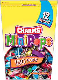 Image of Charms Mini Pops (150 ct. Stand-up Pouch) Package
