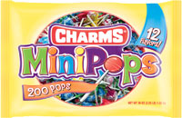 Image of Charms Mini Pops (200 ct. Bag) Package
