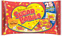 Image of Sugar Babies Snack Size Valentine Bag (24 ct./10 oz. Bag) Package