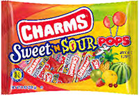 Image of Charms Sweet 'N Sour Pops (9 oz. Bag) Package