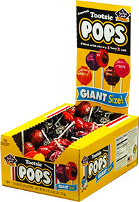Image of Tootsie Pops Giant (72 ct. Box) Package