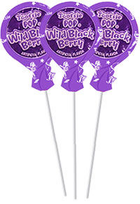 Image of Wild Black Berry Tootsie Pops (20 ct. Bag) Package