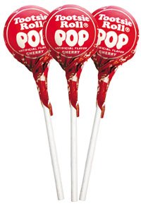 Image of Cherry Tootsie Pops (50 ct. Bag) Package
