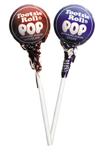 Image of Chocolate & Grape Tootsie Pops Combo Pack (2 x 50 ct. Bag) Package