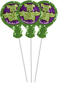 Image of Wild Apple Berry Tootsie Pops (50 ct. Bag) Package