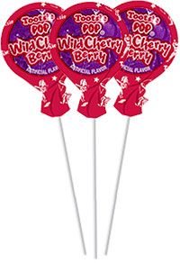Image of Wild Cherry Berry Tootsie Pops (50 ct. Bag) Package