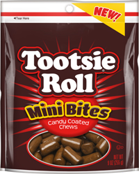 Image of Tootsie Roll Mini Bites 9 oz. Resealable Pouch Package