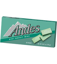 Image of Andes Mint Parfait Thins Packaging