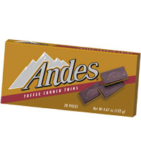Image of Andes Toffee Crunch Thins Packaging