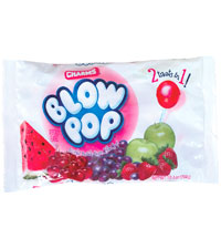 Image of Charms Blow Pops Assorted (10.4 oz. Bag) Packaging