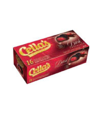Image of Cella's Dark Chocolate (12 ct. Box) Packaging