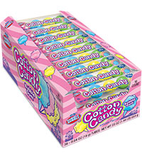 Image of Dubble Bubble Cotton Candy Gum 4-piece Tube Packaging
