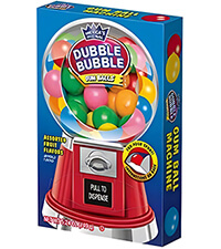 Image of Dubble Bubble Bubble Gum Machine Box, 5.24 oz. Box Packaging