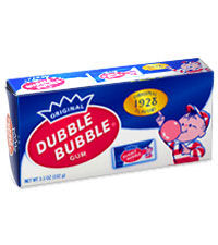 Image of Dubble Bubble Nostalgic Box Packaging