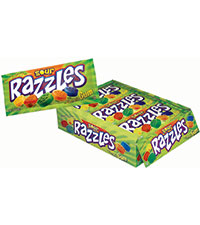 Image of Razzles Sour Pouch Packaging