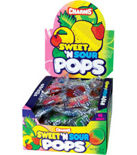 Image of Charms Sweet 'N Sour Pops Packaging