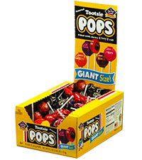 Image of Tootsie Pops Giant (72 ct. Box) Packaging