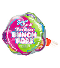 Image of Tootsie Sweet and Sour Bunch Pops Packaging