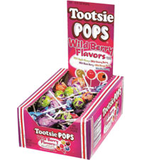 Image of Tootsie Pops – Wild Berry Flavors Packaging
