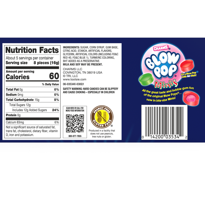 Blow Pop Minis Assorted Christmas Theater Box (12 ct. / 3 oz. each Box)