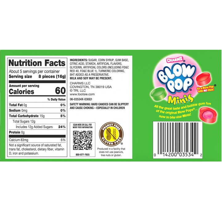 Blow Pop Minis Assorted Christmas Theater Box (12 ct. / 3 oz. each Box)