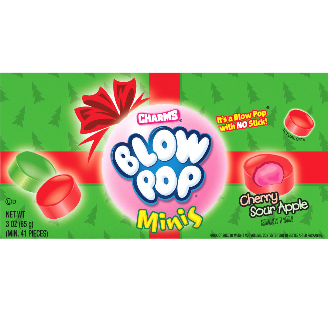 Blow Pop Minis Assorted Christmas Theater Box (12 ct. / 3 oz. each Box)